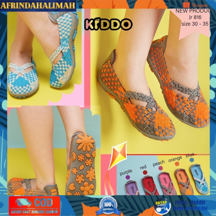 

{TERBARU} kiddo jr 816 flat anak ORI sepatu rajut IMPORT