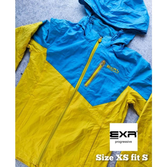 Jaket Outdoor EXR Original Blue Yellow