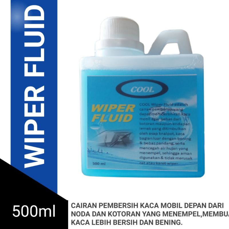 COOL Wiper fluid concentrate 500ml / cairan pembersih kaca mobil