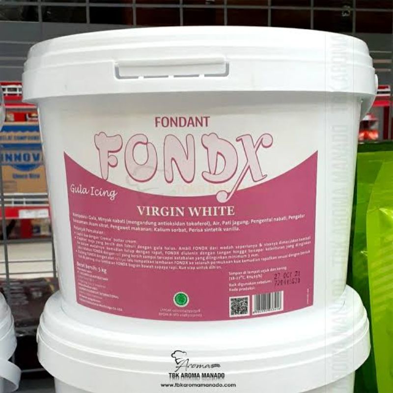 

fondant fondx virgin (250 gram)