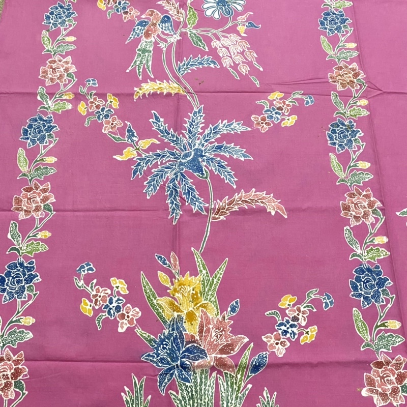 SBKAY1P02 - Sarung Encim / Batik Encim Katun Cap Kombinasi Tulis Pekalongan