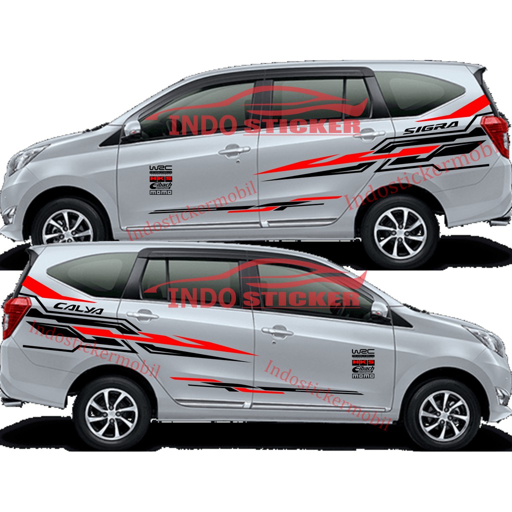 Stiker mobil calya sigra terbaru stiker mobil cutting list ertiga