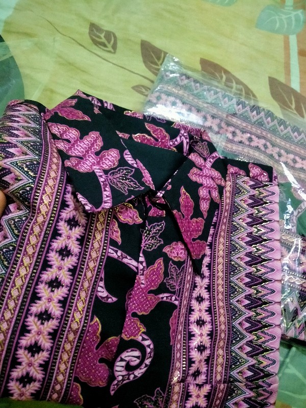 Kemeja Batik Lengan Panjang/kemeja Terbaru/kemeja Muraha/motif Paya Gold Maron Biru Pink Silfer