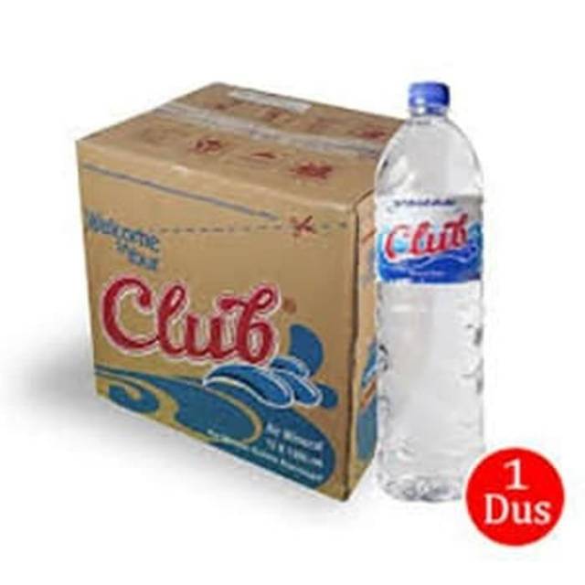 

Club Air Mineral / Spring Water / Air Minum Dalam Kemasan Botol Besar 1500 ml Isi 12 pcs