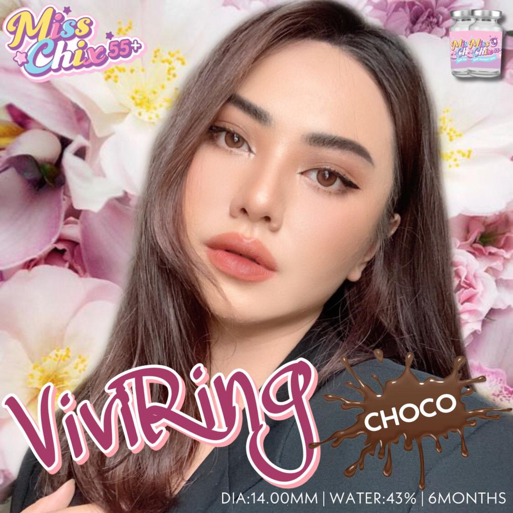 JUAL SOFTLENS Vivi Ring Gray / Brown / Choco Normal s/d -400 softlens normal soflen minus softlent sehari hari softlens natural soflens mata korea soflens soflens warna softlens grey jualsoftlens jual soflens
