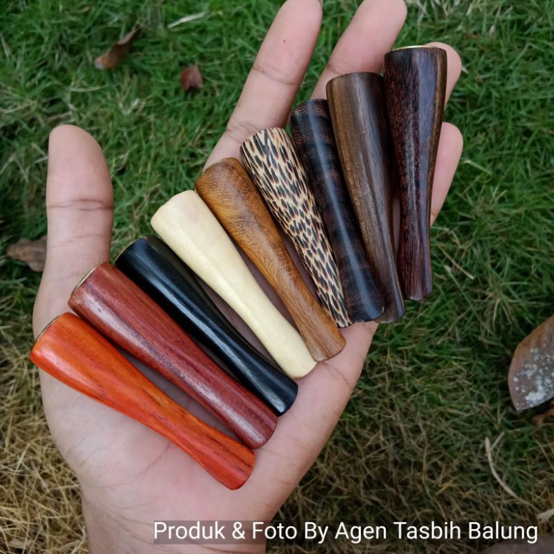 Once Pipa Mini Super Size 7cm Motif Duyung, Varian 13 Jenis Kayu