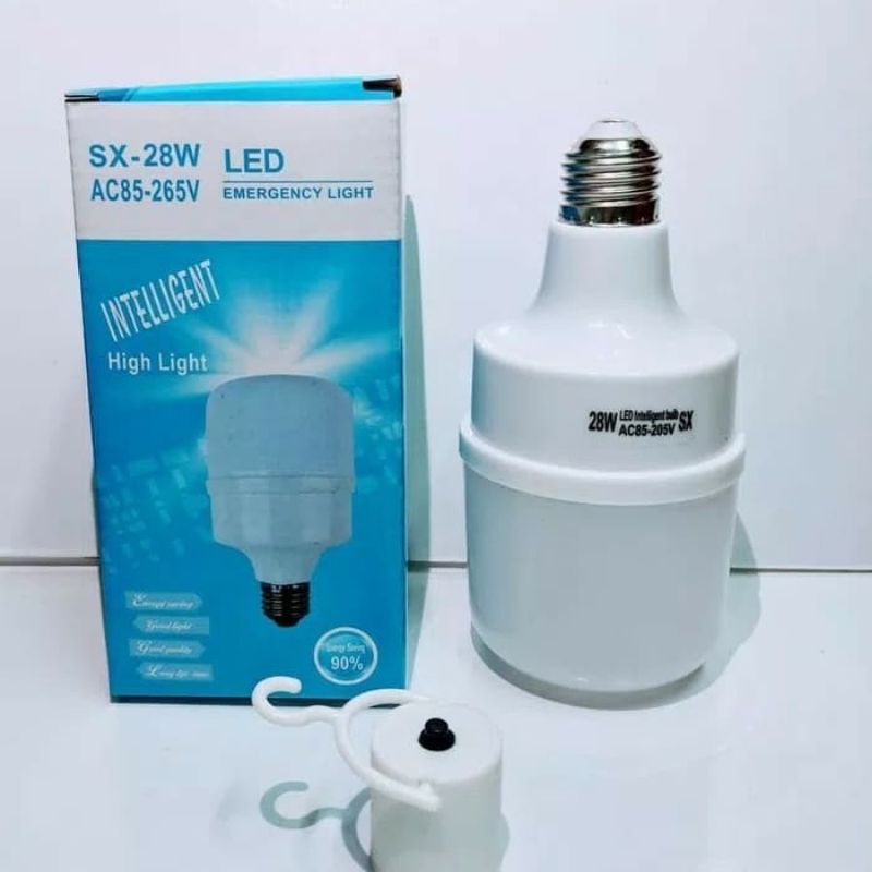 lampu bohlamp emergency LED SX-28W lampu darurat sentuh nyala