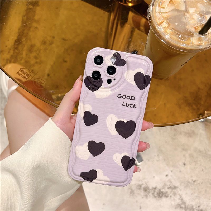 Case Motif Graffiti Hati Untuk iPhone 12 13 11 Pro Max X Xs Max Xr bvghe