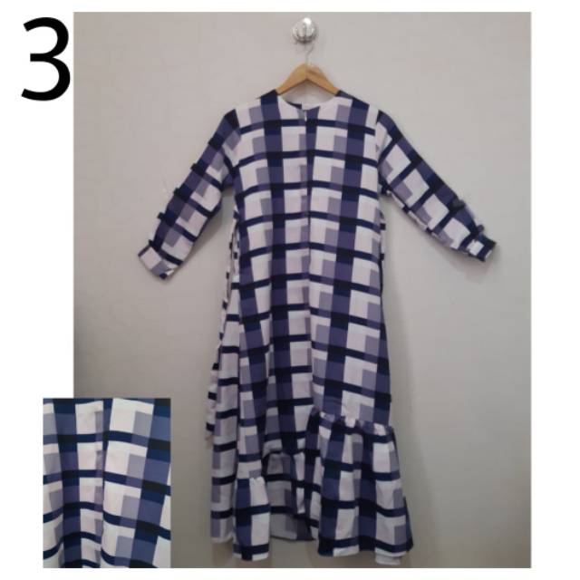 Gamis Kotak Kotak Untuk Anak.