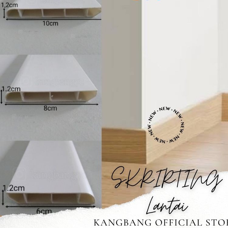 Jual Plin pvc Plint PVC List Plank Pvc List Lantai Skirting