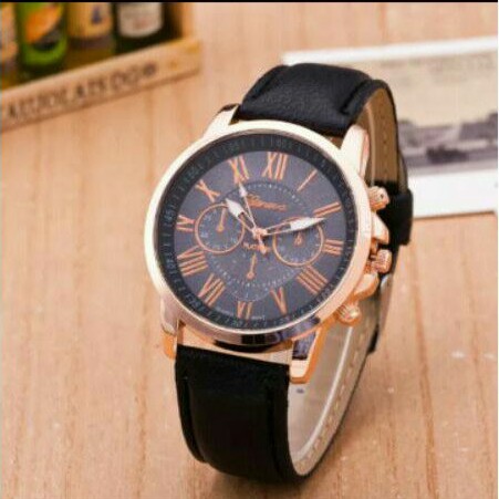 Jam tangan analog romawi cowo/cewe Rp. 15.000