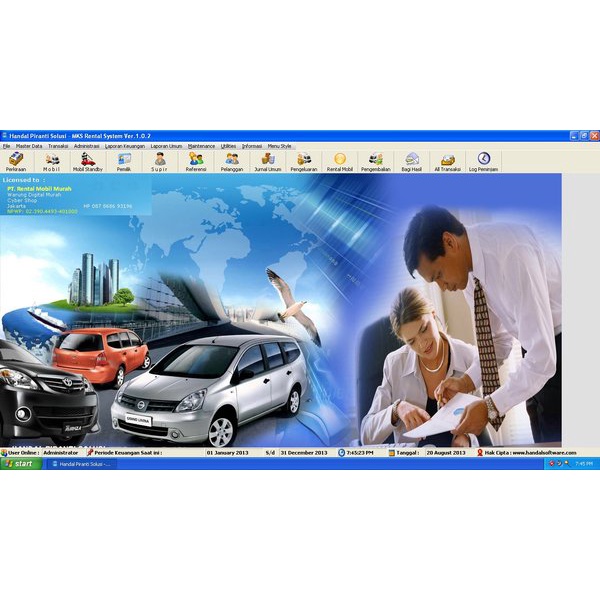 SOFTWARE MKS RENTAL MOBIL v.1.0.