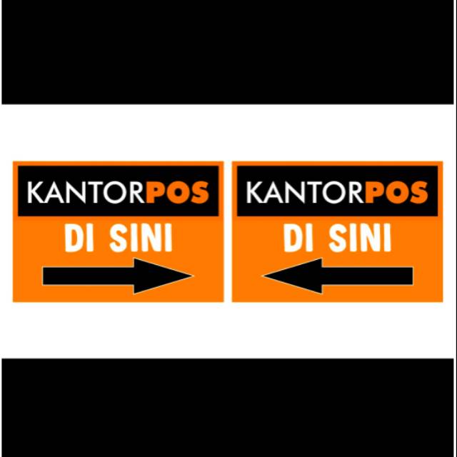 Jual Banner Stiker Petunjuk Pos Indonesia Di Sini Shopee Indonesia