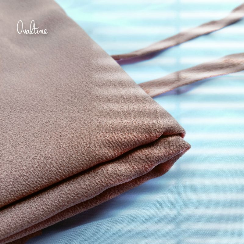 PASHMINA Hijab Diamond Tali (JAHIT TEPI) / Kerudung Pashmina Sabyan Diamond Italiano PART 1-TALI-OVALTINE