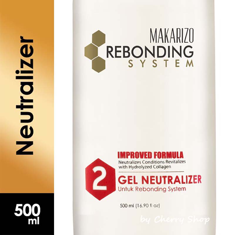 [500ML] [STEP 2] [NETRAL] Makarizo Professional Rebonding System Neutralizer Gel Bottle 500 mL | STEP 2