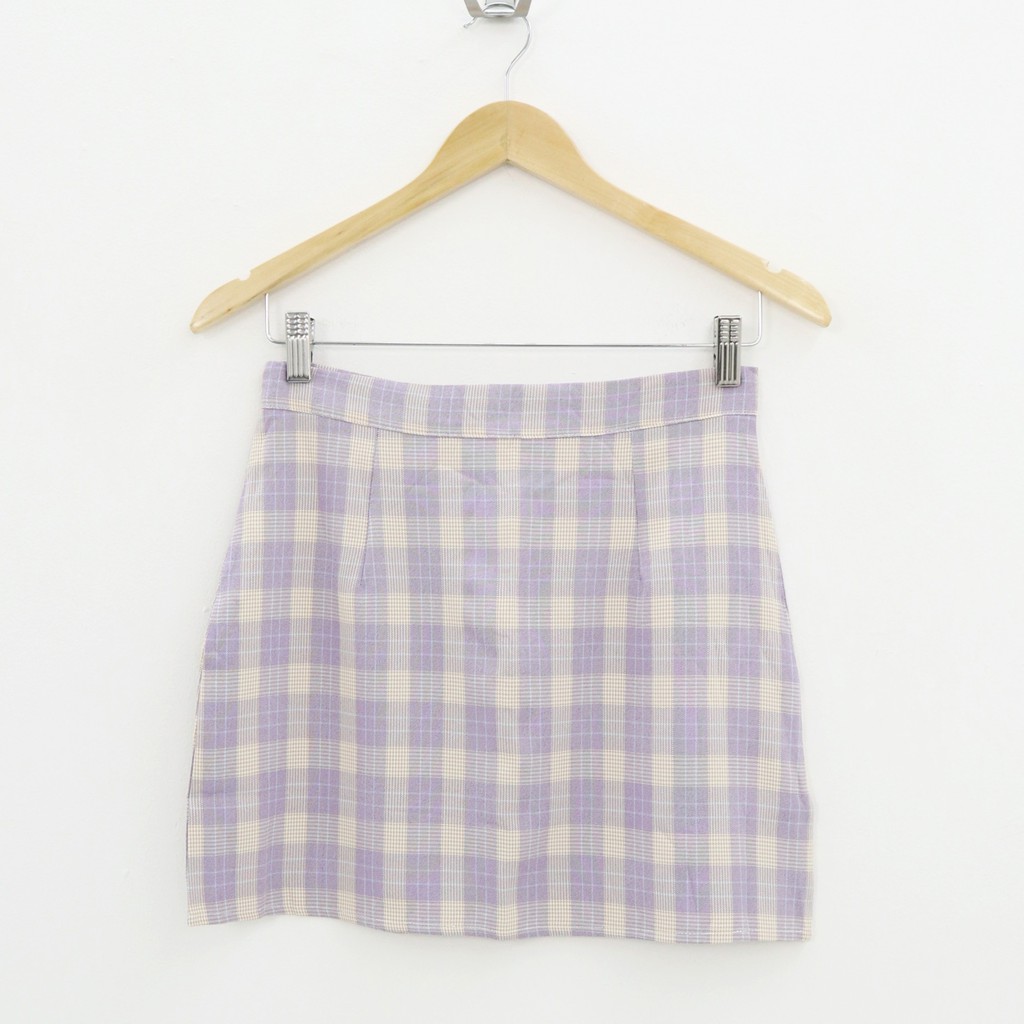 Sunee plaid rok skirt -Thejanclothes