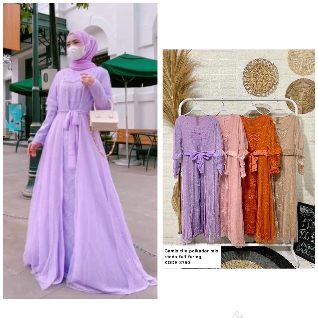 GAMIS TILE POLKADOT MIX RENDA FULL FURING