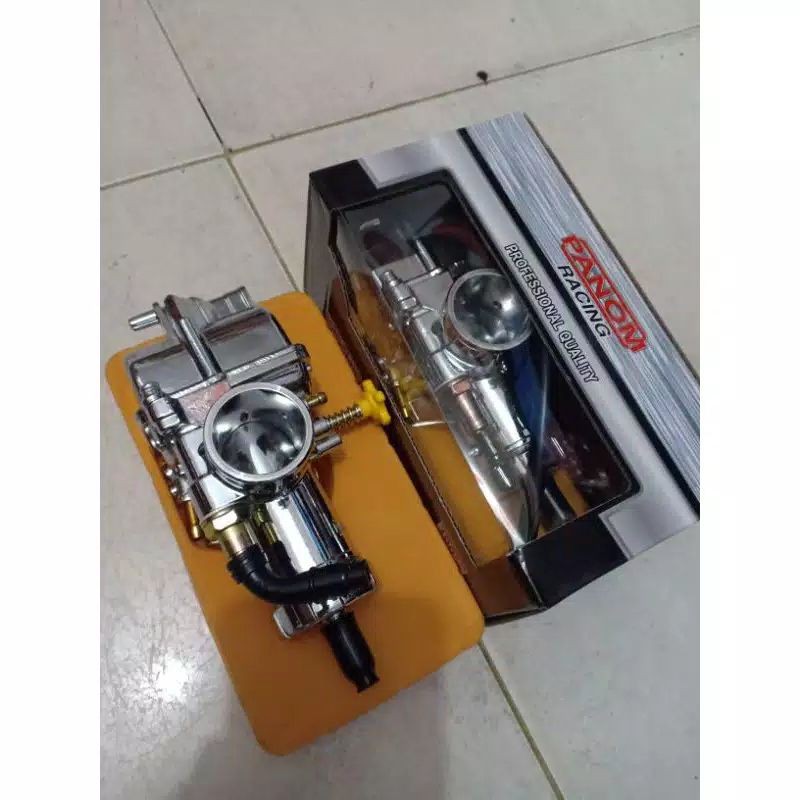 Karbu Karburator Pe28 Panom Skep Kuningan Crome / Carbu Pe 28 Crom / Kalbu Kalburator Pe28 Panom