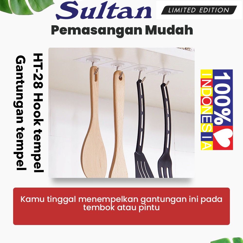 MINIGO GANTUNGAN TEMPEL HOOK AJAIB GANTUNGAN DINDING KAIT MAGIC SERBAGUNA KAMAR MANDI DAPUR / HANGER