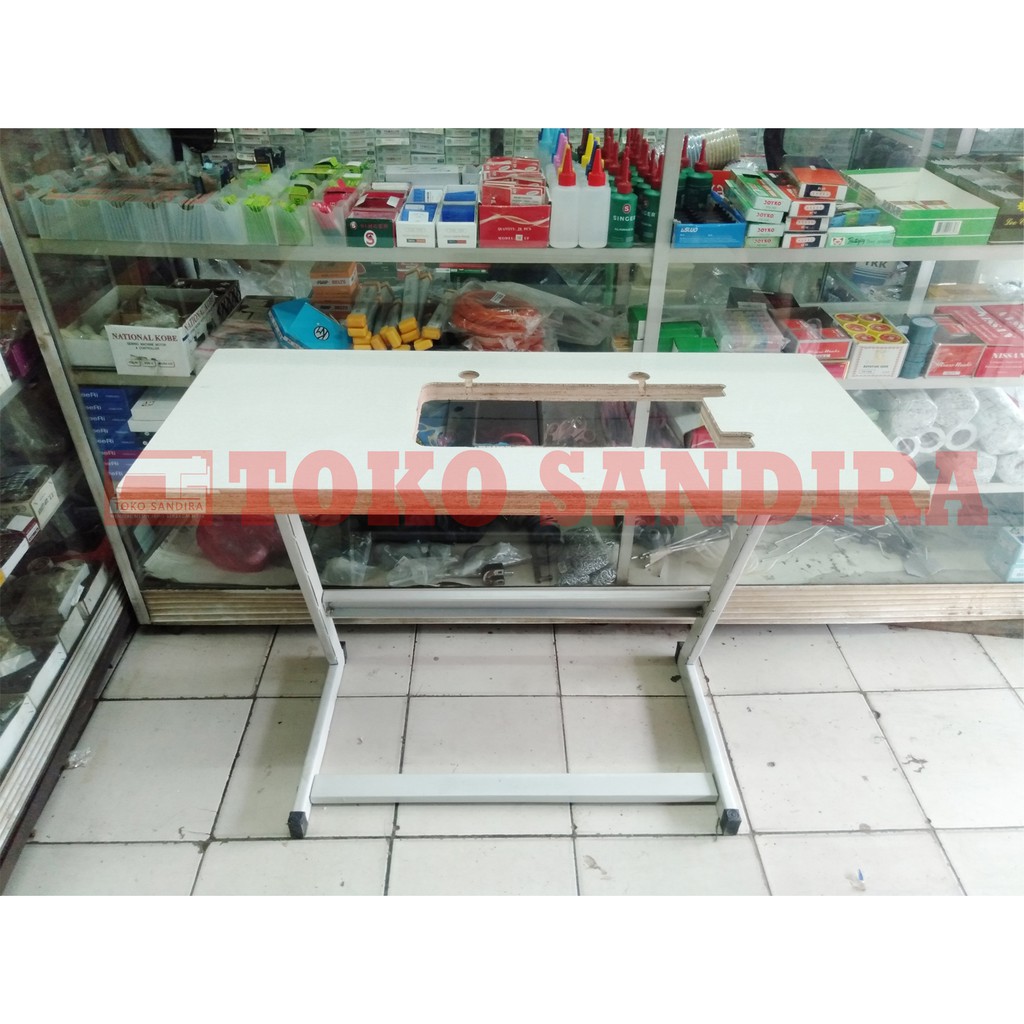 MEJA MESIN JAHIT TRADISIONAL DAN SEMI PORTABLE KAKI Z