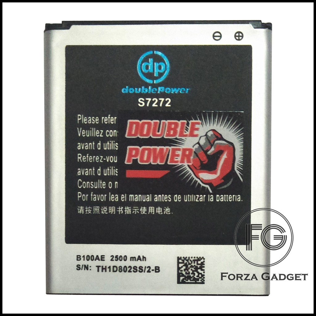 BATTERY DOUBLE POWER SAMSUNG GALAXY V / ACE 3 / S7270 /  S7272 / GALAXY STAR PRO S7260 2500MAH