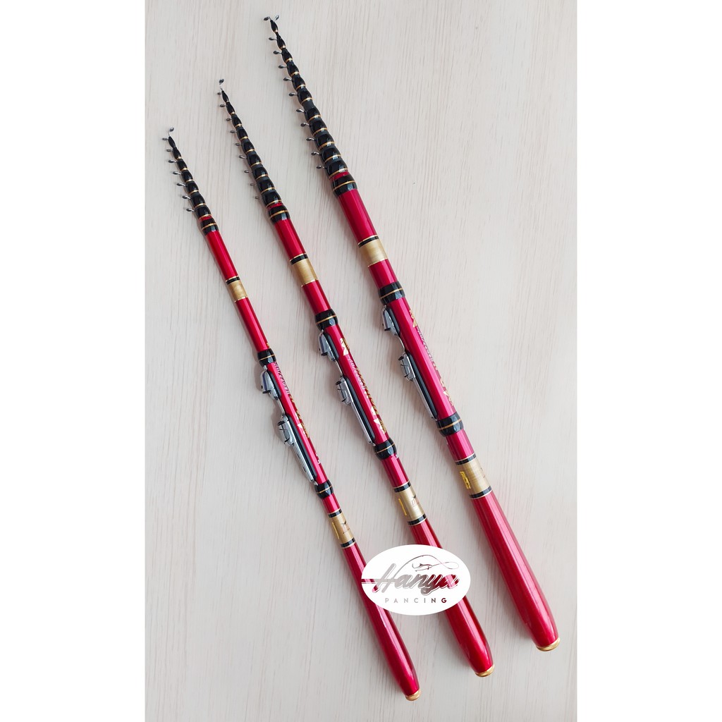 JORAN TEGEK KOLONG DAIDO PELICAN 240 270 300 360 450 RUAS PENDEK CARBON MEDIUM