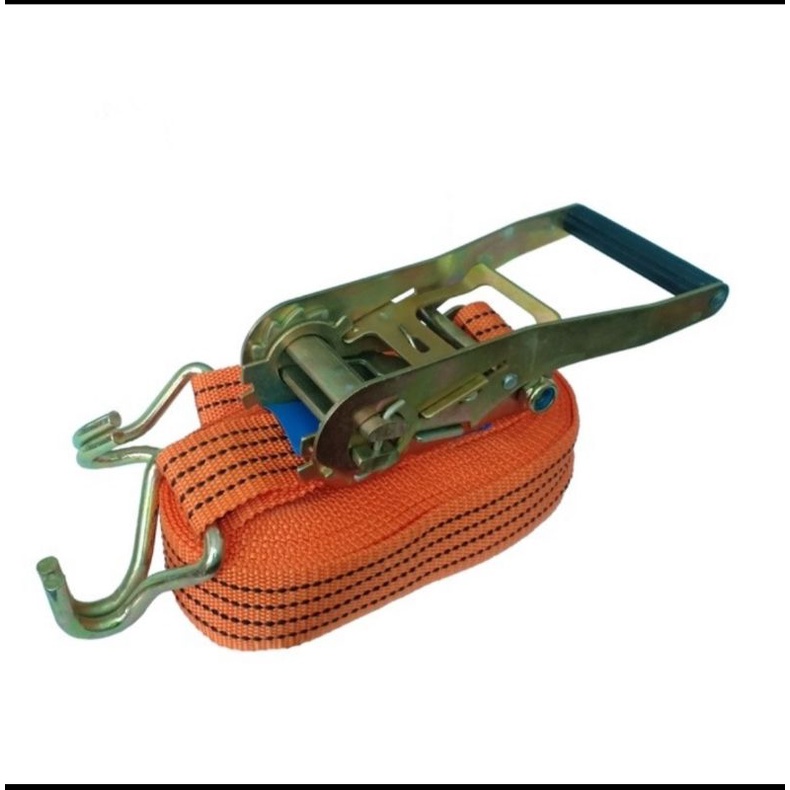 Rachet Tie down 2&quot;×12 Meter Cargo Lashing Belt 2&quot;×12m Pengikat barang