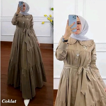 Baju Jumbo Kekinian Muslim Jumbo Kiranti dress