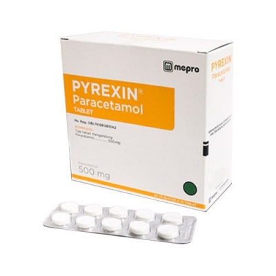 Pyrexin Paracetamol isi 200 Tablet