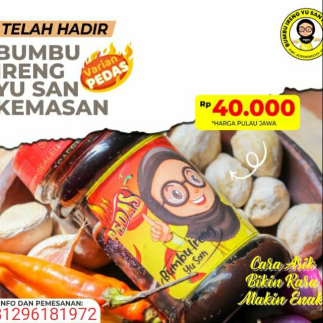 

Bumbu Ireng yu san kemasan