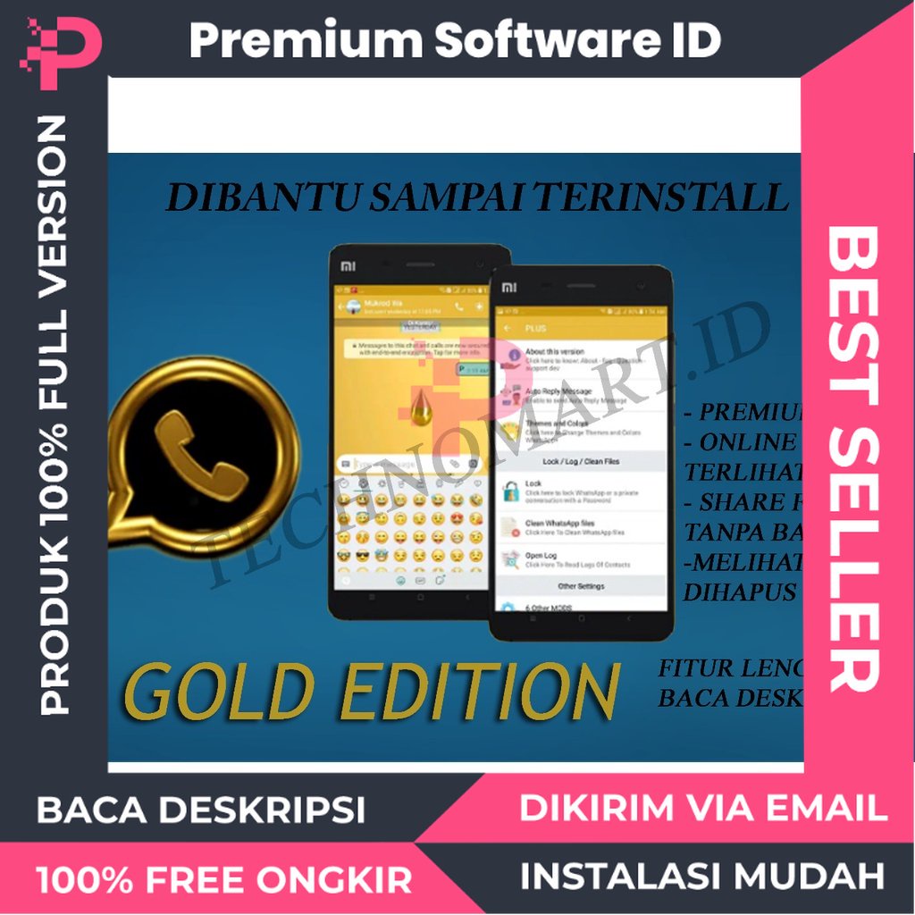 Terlaris WA Gold Pro Premium Android - Aplikasi WA Dengan Banyak Fitur Tambahan Lengkap Permanen