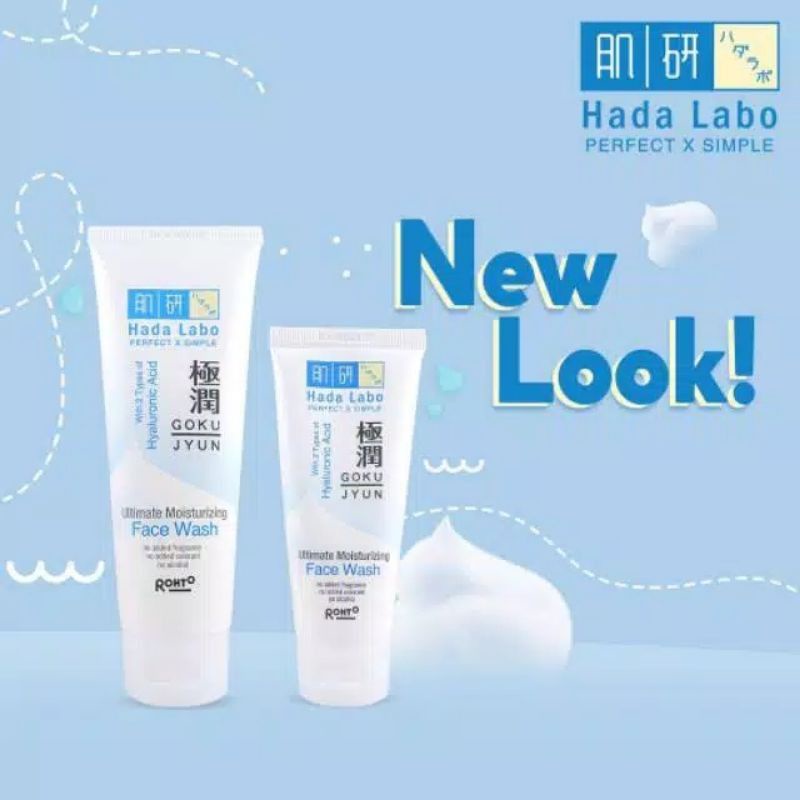 Hada Labo Gokujyun Moisturizing Face Wash Series 50gr