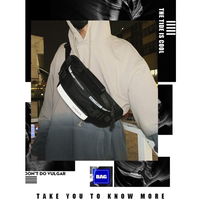 Tas Selempang Pria / Waist Bag Waterproof / Tas Selempang SL090