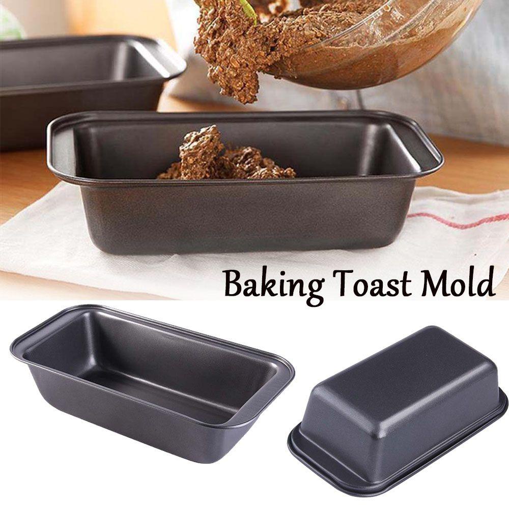 【 ELEGANT 】 Cetakan Kue Roti Non Stick Baja Karbon KitchenTools Persegi Panjang Loaf Bakeware