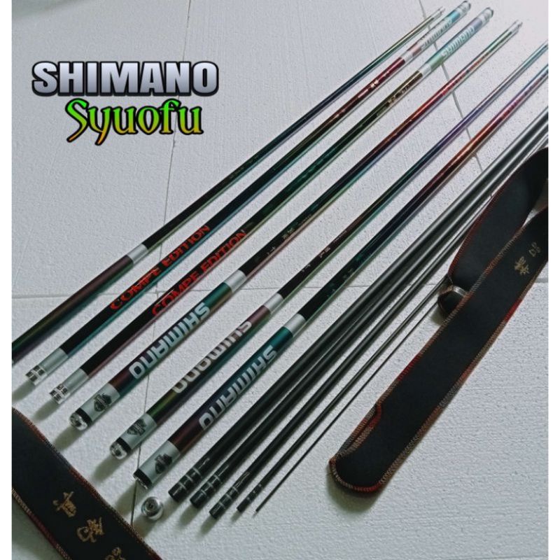 GROSIR Joran Pancing Shimano Syofu 450 Tegek Kaku Ringan Impor Carbon