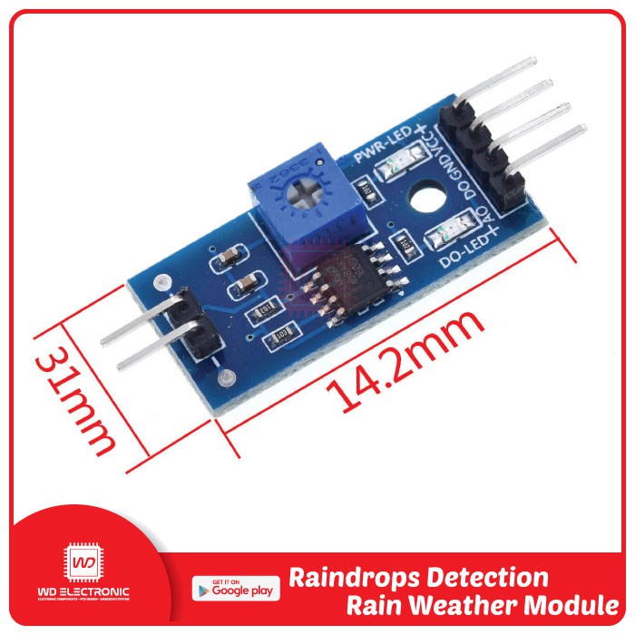 RAINDROP RAIN WATER SENSOR MODULE