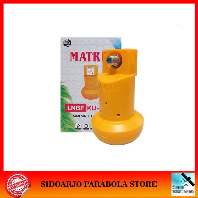 LNB KU Band 1 Satelit 1 Receiver Matrix Single Out MK-II