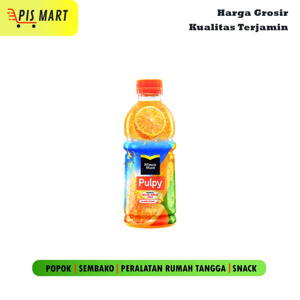 

Minute Maid Pulpy Orange 300 ml / Minuman Ringan Jeruk