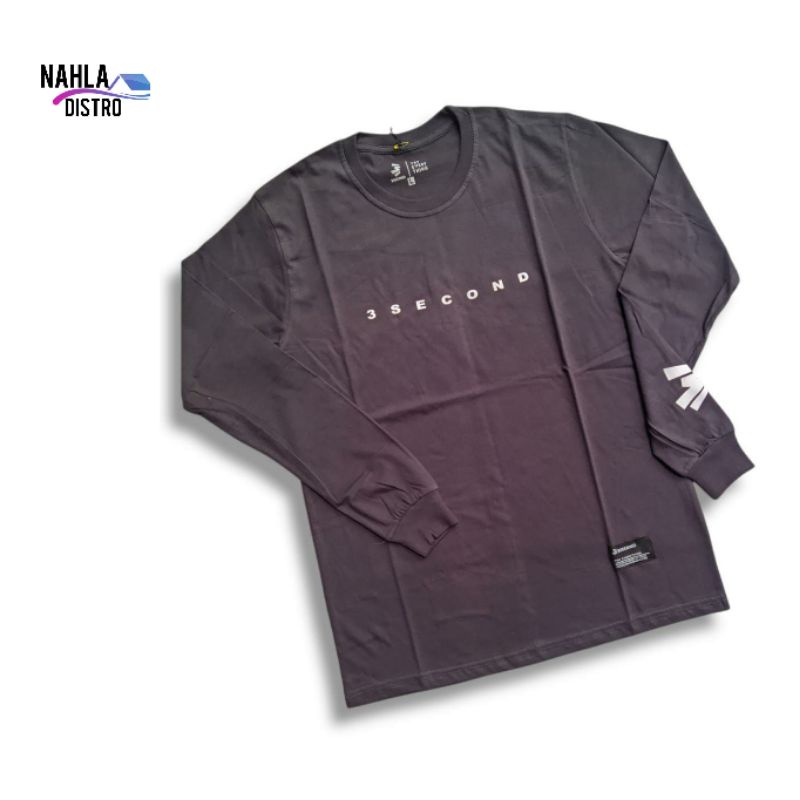 kaos 3second lengan panjang