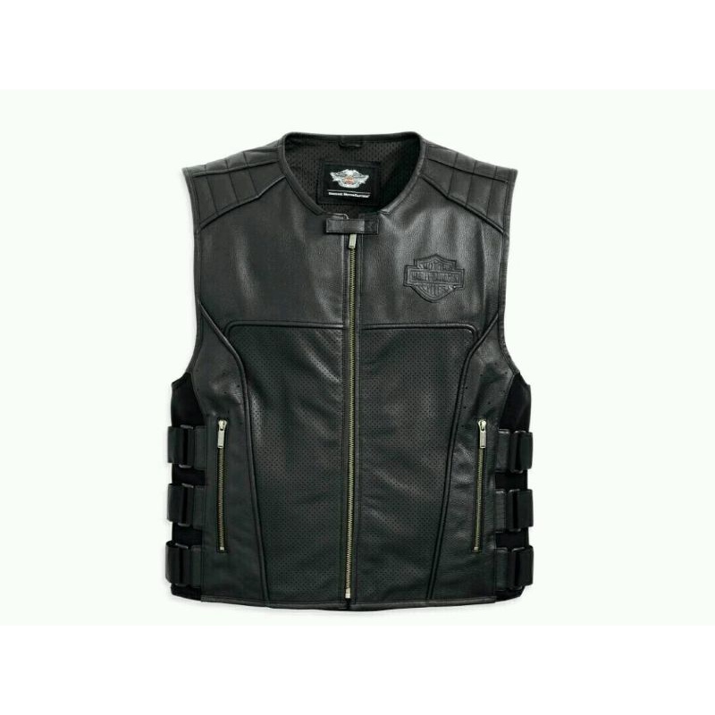 rompi kulit asli/rompi pria /rompi kulit harley Davidson
