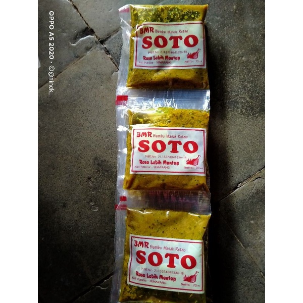 

BMR Soto bumbu masak retno 70ml