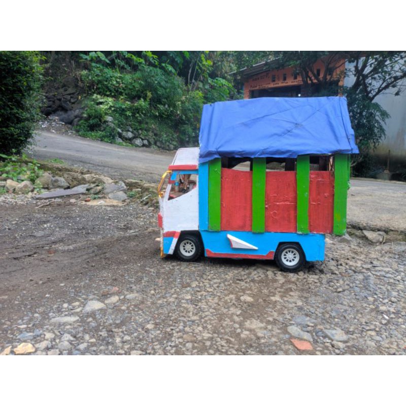 MINIATUR TRUK SCANIA CANTER - DARI TRIPLEK