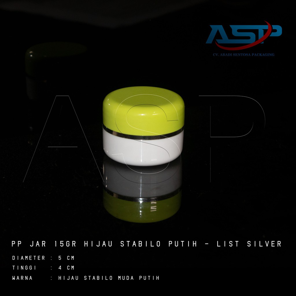 

POT CREAM 12,5GR HIJAU STABILO MUDA PUTIH LIST SILVER