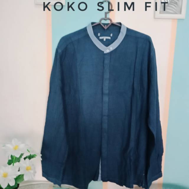 Baju Koko Slim Fit
