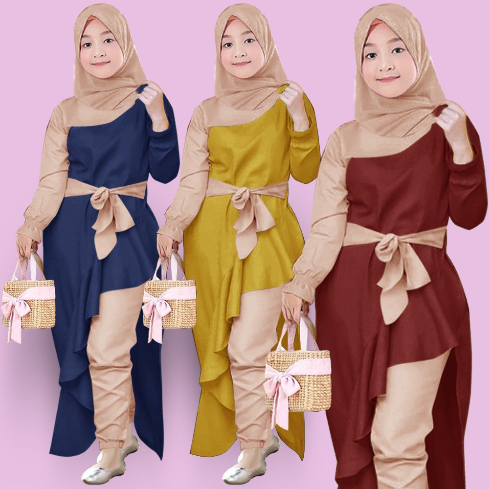  PROMO  FLASH  SALE  Belaluna  Betafa  Setelan  Gamis  Anak  