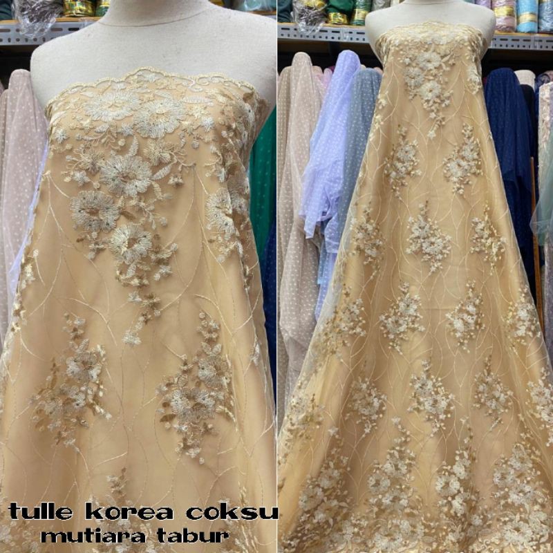 Bahan Tile Katak Bintang Bahan Tile Kain Kebaya Harga Per Setengah Meter Shopee Indonesia