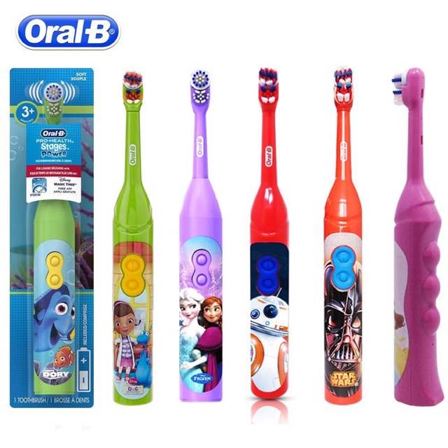 Sikat Gigi Electric Anak - Original Kids Electric Toothbrush - Marvel Pixar Toy Story Spiderman