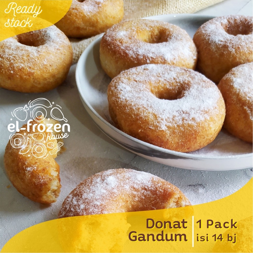 

Donat Kentang Gandum Free Gula Halus (dipanggang) Spesial Cocok Untuk Diet Camilan Frozen Food Nagih