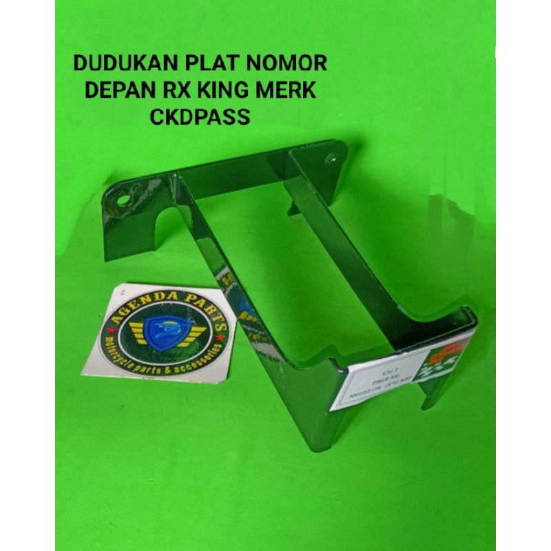 DUDUKAN PLAT NOMOR DEPAN RX KING