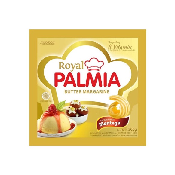 

ROYAL PALMIA BUTTER MARGARINE KEMASAN 200GR
